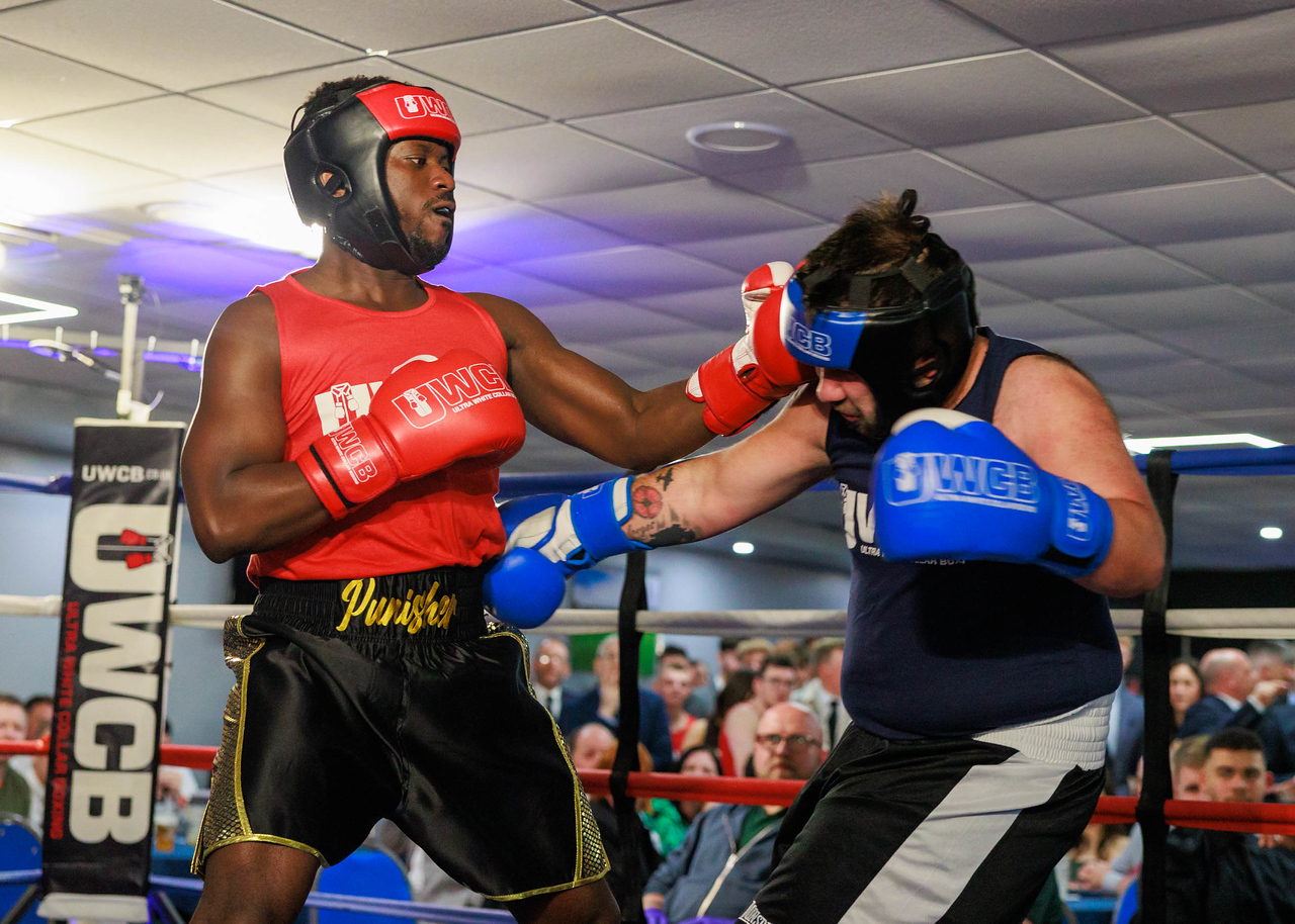 Boxing to raise money for Cancer Research.