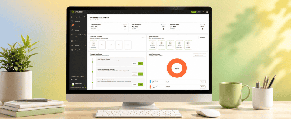 Groupcall Messenger Dashboard