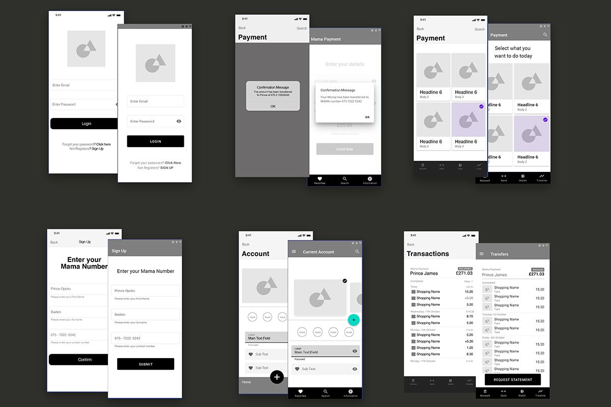 Mama Banking App — slide 3